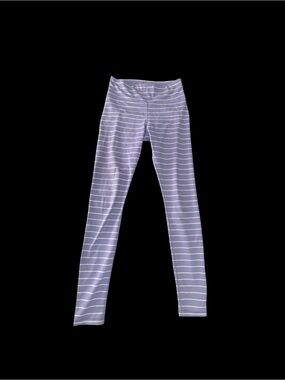 Kiava  Lavender Striped Active Leggings